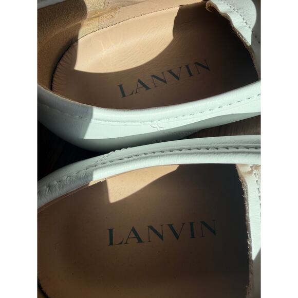 Lanvin NWOB DBB1 Low Top White Sneakers main image 5
